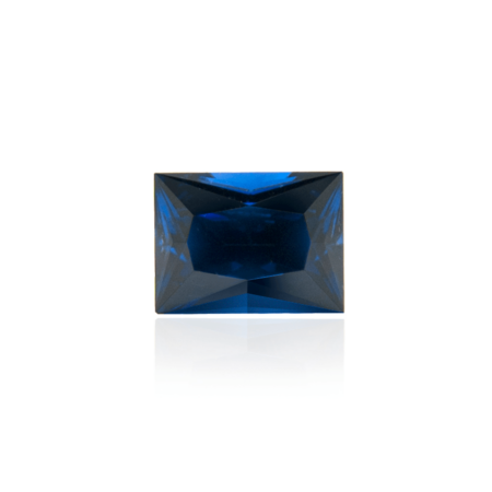 гидротермальный выращенный сапфир sapphire корунд огранка принцесса