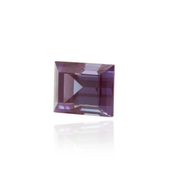 александрит реверс эффект выращенный александрит alexandrite багет ступенчатая огранка