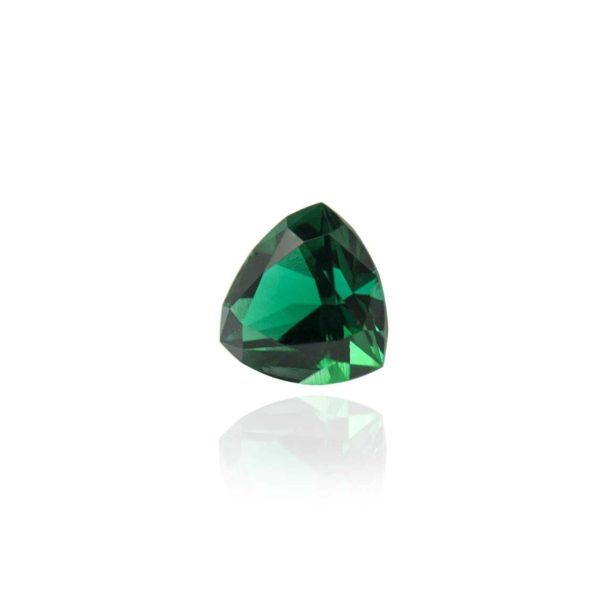 гидротермальный выращенный изумруд hydrothermal emerald замбийский изумруд форма камня триллион