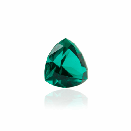гидротермальный выращенный колумбийский изумруд emerald огранка триллион