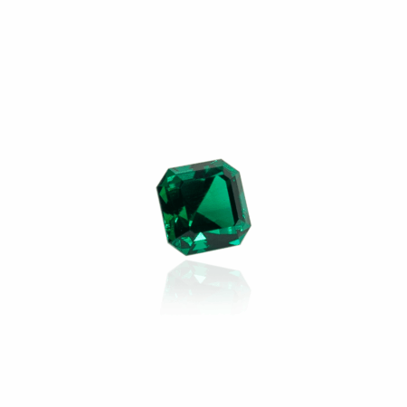 гидротермальный выращенный изумруд hydrothermal emerald замбийский изумруд форма камня ашер огранка ступенчатая