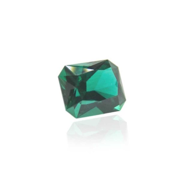 гидротермальный выращенный колумбийский изумруд hydrothermal emerald форма октагон радиант огранка ступенчатая