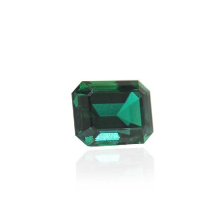 гидротермальный выращенный изумруд hydrothermal emerald замбийский изумруд форма камня октагон огранка изумрудная ступенчатая