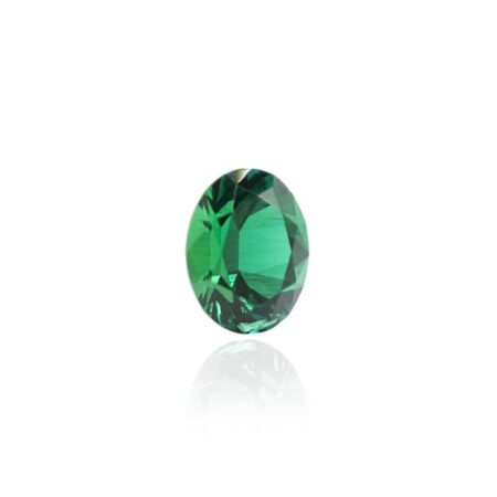 гидротермальный выращенный изумруд hydrothermal emerald замбийский изумруд форма камня овал огранка бриллиантовая