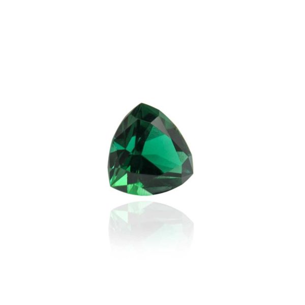 гидротермальный выращенный изумруд hydrothermal emerald замбийский изумруд форма камня триллион
