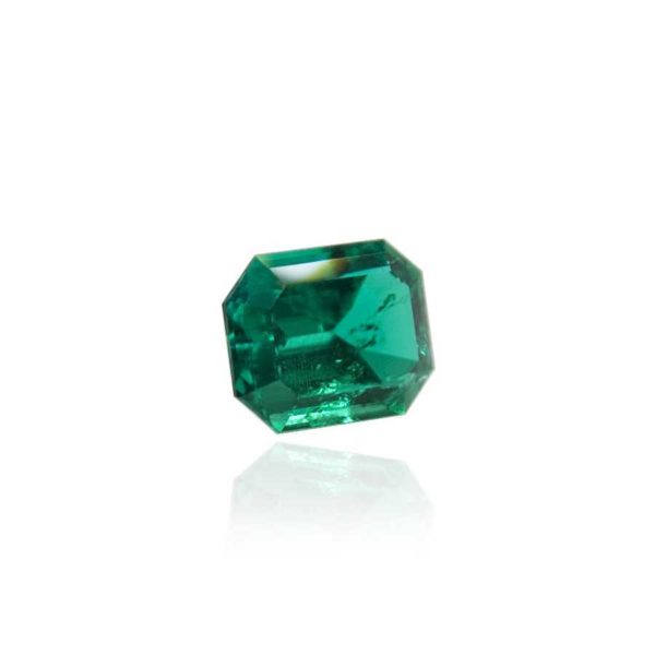 гидротермальный выращенный изумруд hydrothermal emerald замбийский изумруд форма октагон ступенчатая огранка
