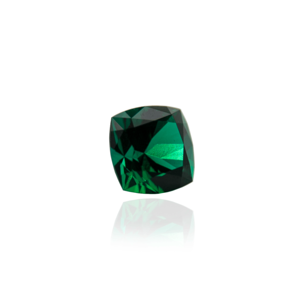 гидротермальный выращенный изумруд hydrothermal emerald замбийский изумруд огранка кушон