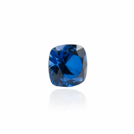гидротермальный выращенный сапфир sapphire корунд огранка кушон