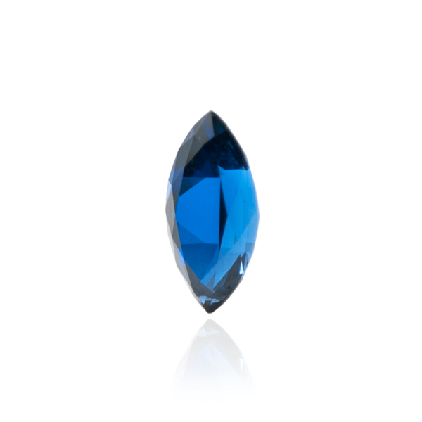 гидротермальный выращенный сапфир sapphire корунд огранка маркиз