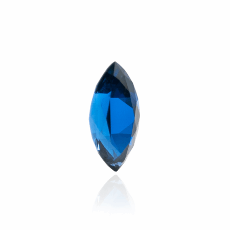 гидротермальный выращенный сапфир sapphire корунд огранка маркиз