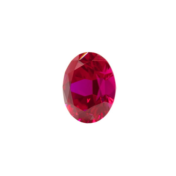 гидротермальный выращенный рубин ruby корунд овал