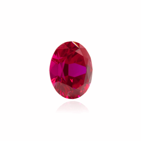 гидротермальный выращенный рубин ruby корунд овал