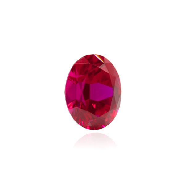 гидротермальный выращенный рубин ruby корунд овал