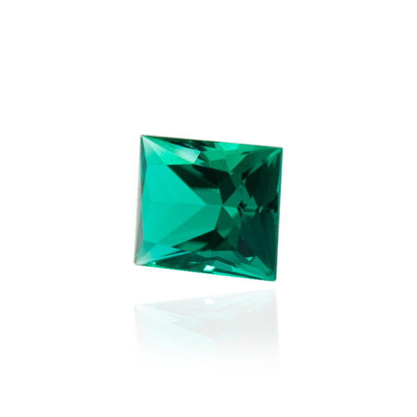 гидротермальный выращенный колумбийский изумруд emerald огранка багет