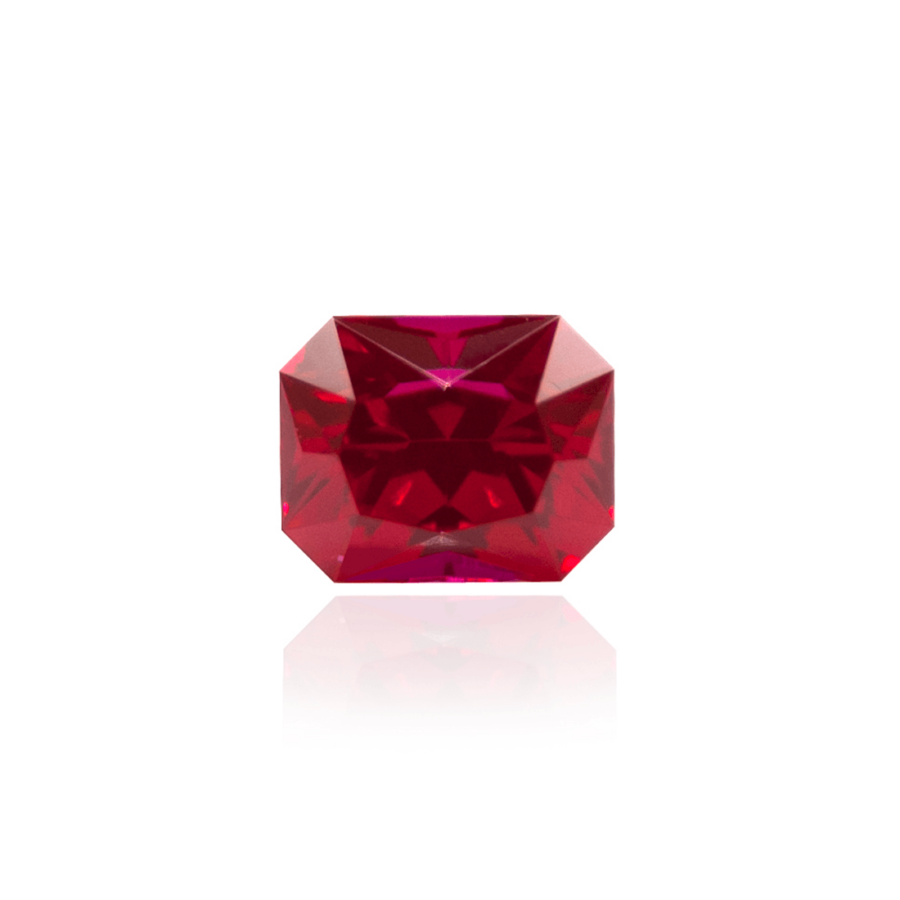 гидротермальный выращенный рубин ruby корунд огранка радиант октагон огранка принцесса