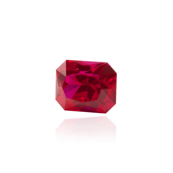 гидротермальный выращенный рубин ruby корунд огранка радиант октагон огранка принцесса