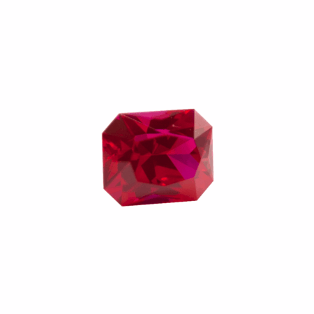 гидротермальный выращенный рубин ruby корунд огранка радиант октагон огранка принцесса