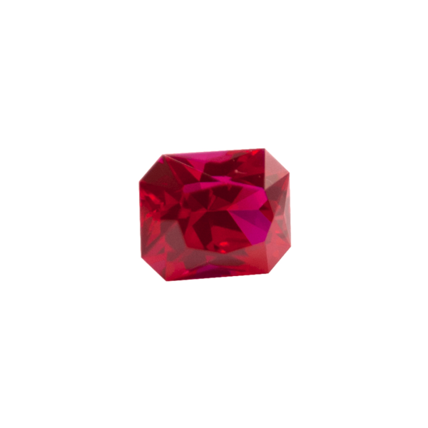 гидротермальный выращенный рубин ruby корунд огранка радиант октагон огранка принцесса