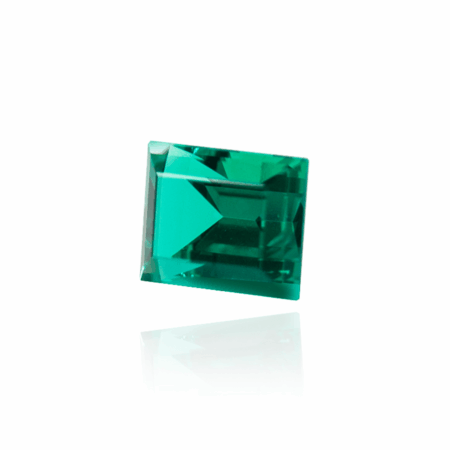 гидротермальный выращенный колумбийский изумруд emerald огранка багет