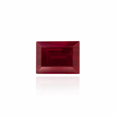 гидротермальный выращенный рубин голубиная кровь dark ruby корунд огранка бегет