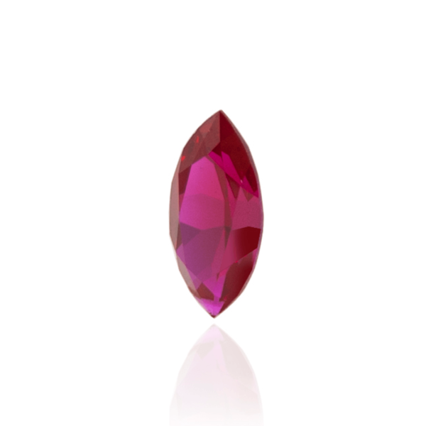 гидротермальный выращенный рубин голубиная кровь dark ruby корунд огранка маркиз маркиза