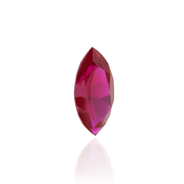 гидротермальный выращенный рубин голубиная кровь dark ruby корунд огранка маркиз маркиза