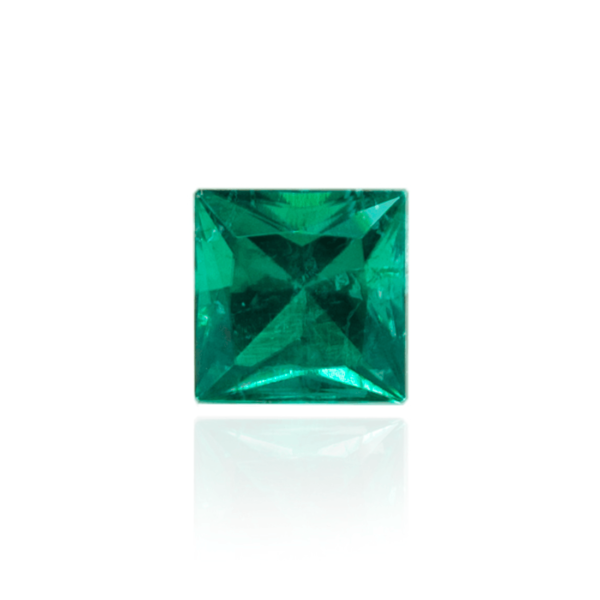 -1.png гидротермальный выращенный колумбийский изумруд hydrothermal emerald форма квадрат каре принцесса бриллиантовая огранка