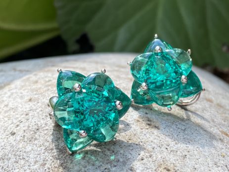 Серьги с изумрудами Stonerose