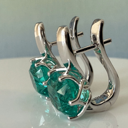 Серьги лотос колумбия